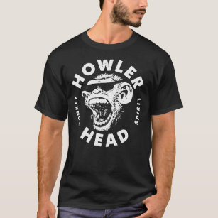 Howler Head Monkey Kentucky Bourbon Whiskey Vintag T-Shirt