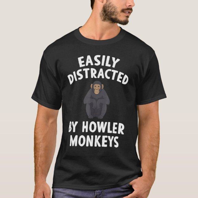 Howler Monkey Apparel  Awesome  Monkeys  Design T-Shirt (Front)