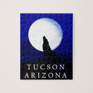 Howlin Coyote - Tucson Arizona Jigsaw Puzzle