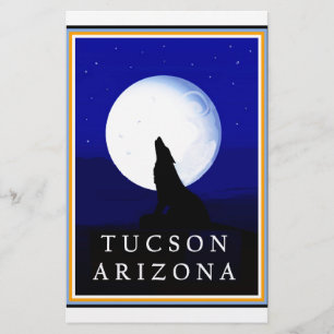 Howlin Coyote - Tucson Arizona Stationery