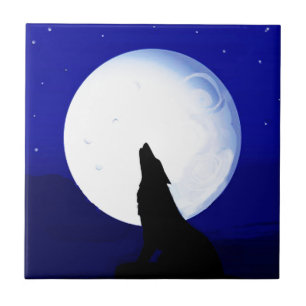 Howlin Coyote - Tucson Arizona Tile