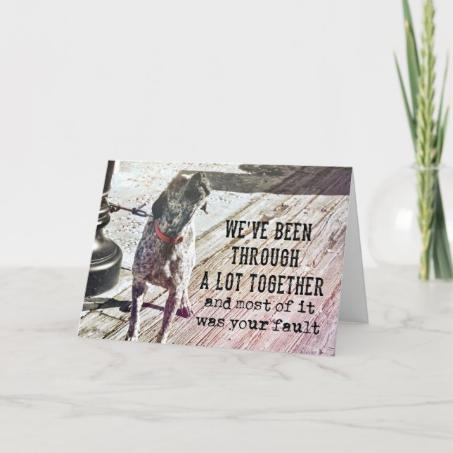 HOWLIN' HOUND Greeting Card (Front)