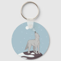 Howling Arctic Wolf