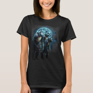 Howling at the Moon Funny Chimpanzee Chimp T-Shirt