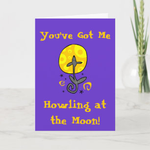 Howling at the Moon! Holiday Card