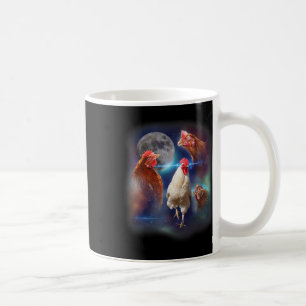 Howling At The Moon Shirt - Funny Chicken Shirt -  Coffee Mug