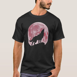 Howling At The Moon Wolves Wolf Animal Wolf in moo T-Shirt