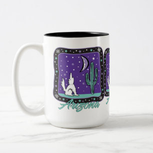 Howling Coyote Arizona Two-Tone Coffee Mug