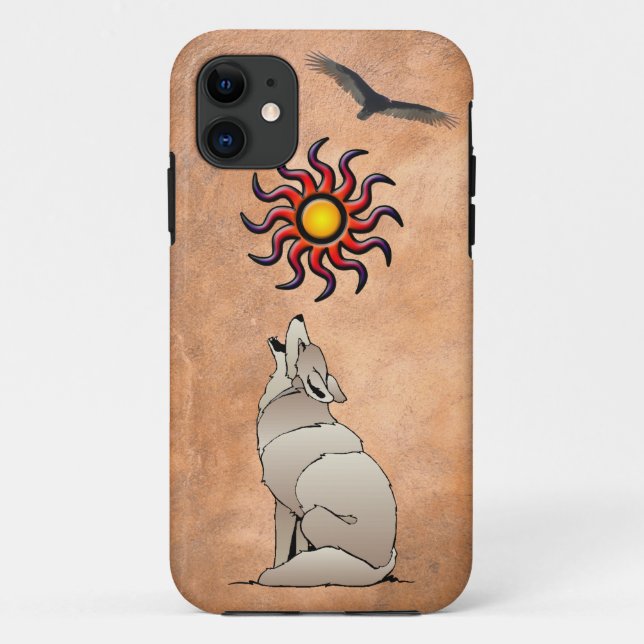 HOWLING COYOTE Case-Mate iPhone CASE (Back)