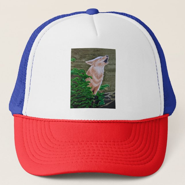 Howling Coyote Trucker Hat (Front)