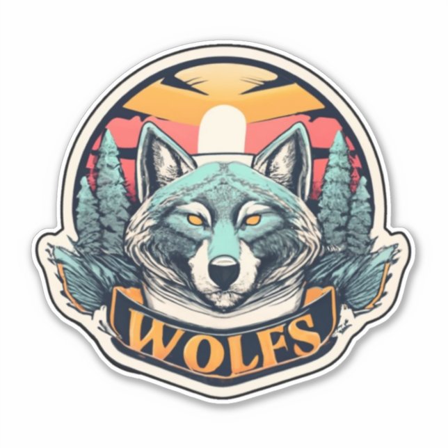 Howling Good Deals Wolf Stickers Every Occasion (Front)