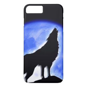 Howling Grey Wolf at Moon iPhone 8 Plus/7 Plus Case
