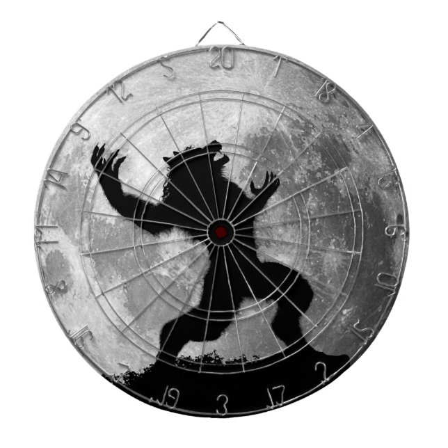 Howling Mad Werewolf Dartboard (Front)
