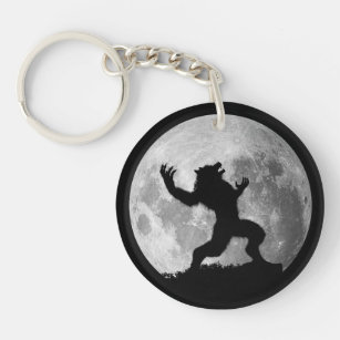 Howling Mad Werewolf Keychain