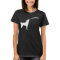Howling Subaru Dog Dark T-Shirt (white design)
