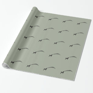 Howling Subaru Dog Wrapping Paper