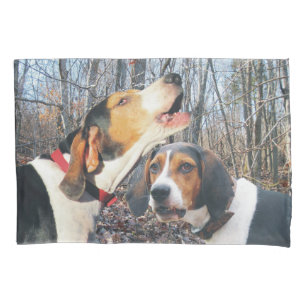 Howling Treeing Walker Coonhound Pillow Case