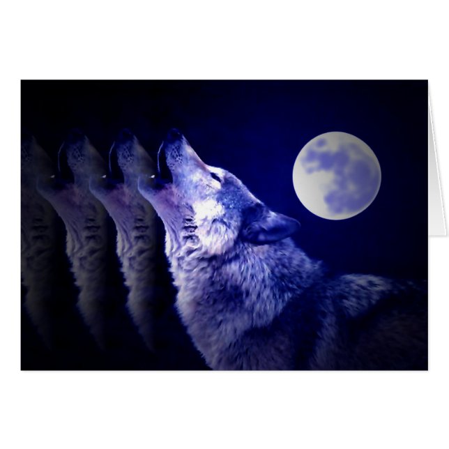 Howling Wolf (Front Horizontal)