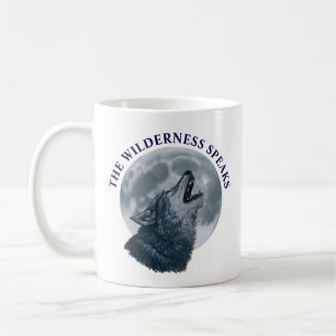 Howling Wolf and Moon  Coffee Mug