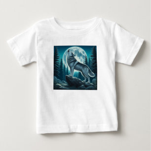 Howling Wolf Baby T-Shirt