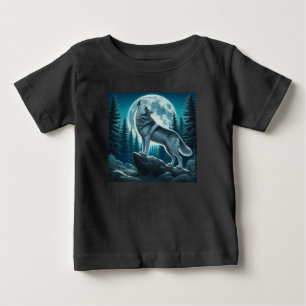 Howling Wolf Baby T-Shirt