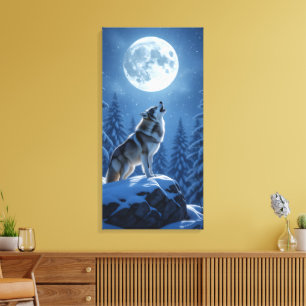 Howling Wolf  Canvas Print