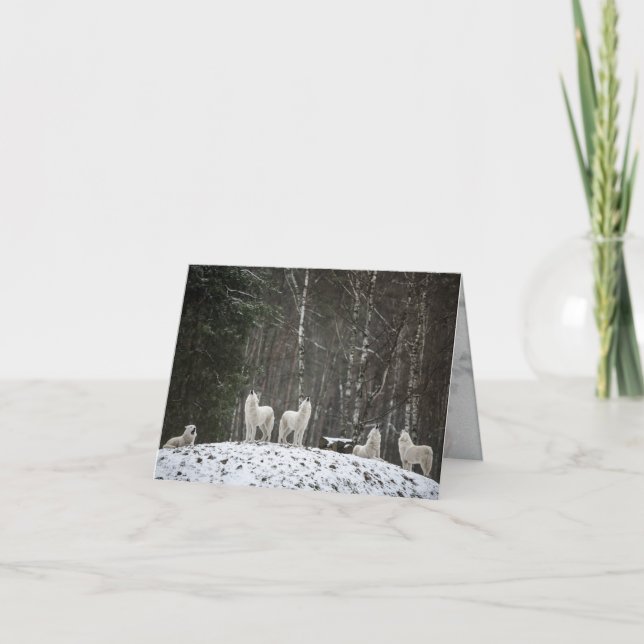 Howling Wolf Card (Front)