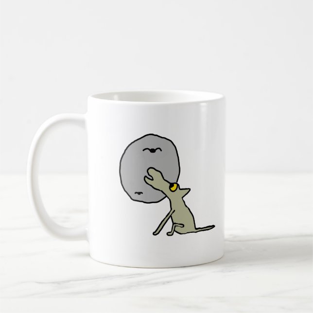 Howling Wolf Coffee Mug (Left)