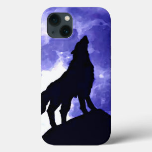 Howling Wolf & Fullmoon iPhone 13 Case