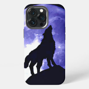Howling Wolf & Fullmoon iPhone 13 Pro Case