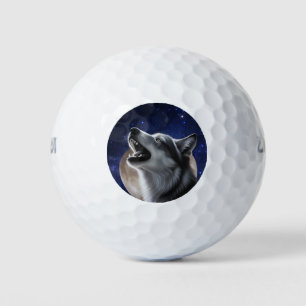 Howling Wolf Golf Balls