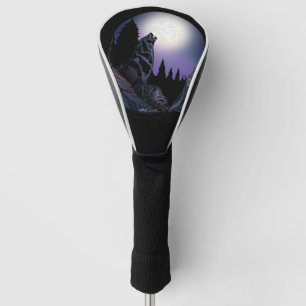 Howling Wolf Golf Head Cover