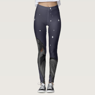 Howling Wolf (Grey) Leggings