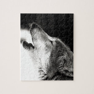 Howling Wolf Jigsaw Puzzle