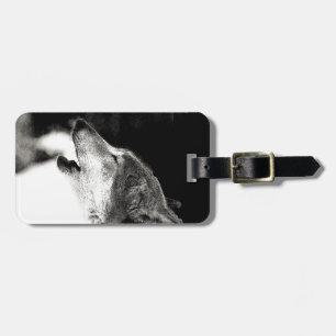 Howling Wolf Luggage Tag