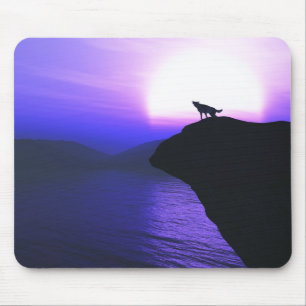 Howling Wolf Mouse Pad