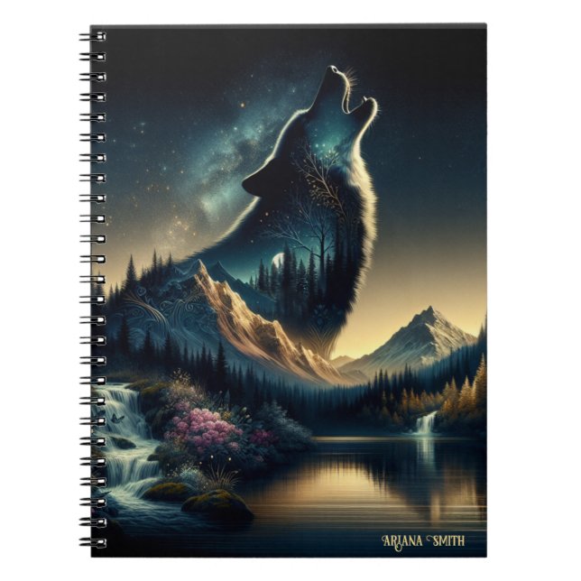 Howling Wolf Notebook (Front)