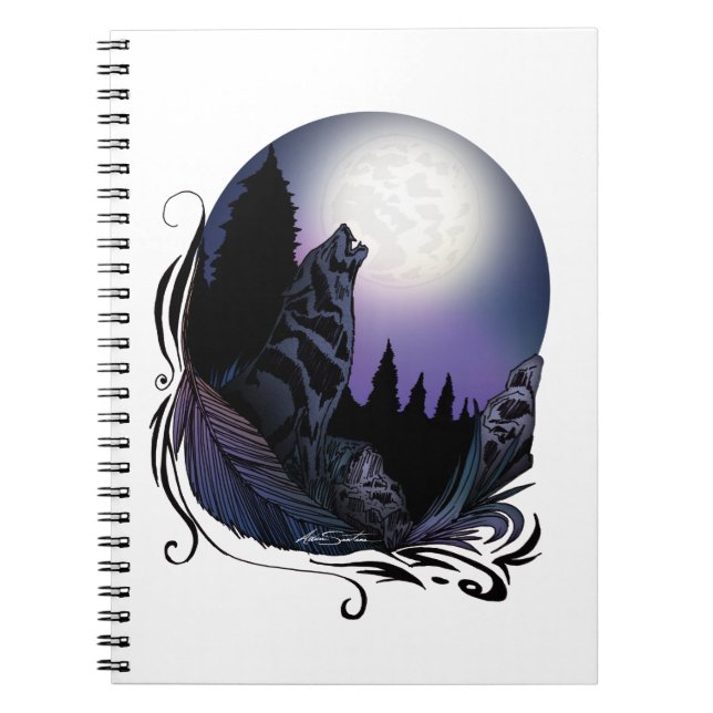 Howling Wolf Notebook (Front)