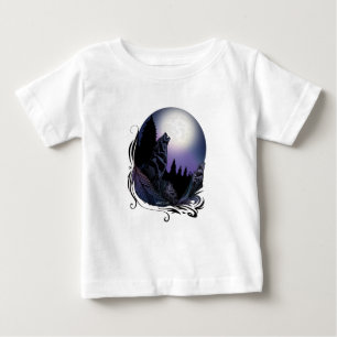 Howling Wolf (Signature Design) Baby T-Shirt