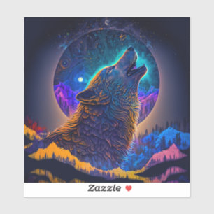 Howling Wolf Surreal Fantasy