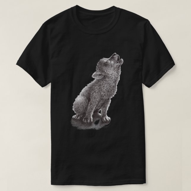 Howling Wolf T-Shirt (Design Front)