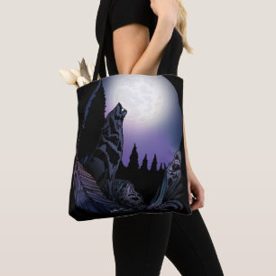 Howling Wolf Tote Bag