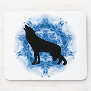 Howling Wolf Wolves Mouse Pad