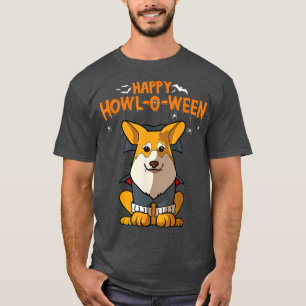 Howloween Pembroke Corgi Dog Mum Halloween Costume T-Shirt