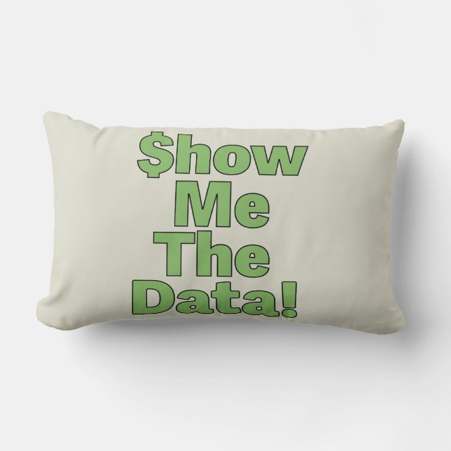 $howMeTheData! Lumbar Cushion (Front)