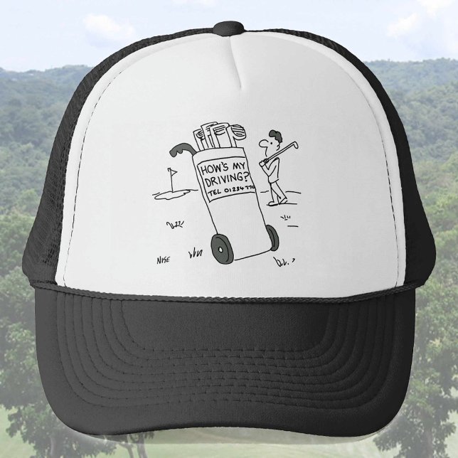 How's My Driving - Golfer Trucker Hat (Creator Uploaded)