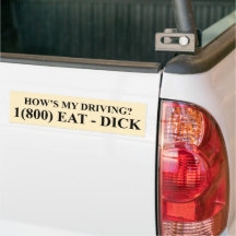 How's my Driving? (Sticker)