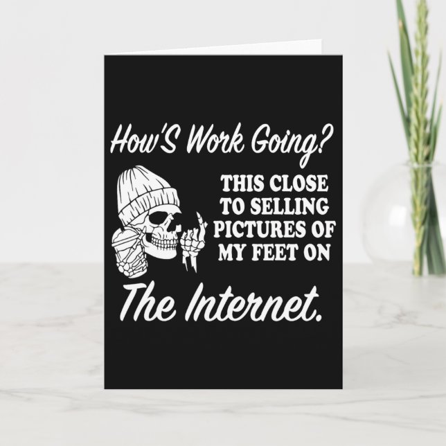How's Work Going  Card (Front)