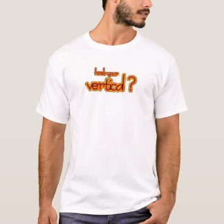 how's your vertical? amber logo T-Shirt