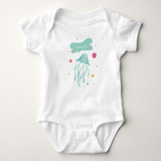 "Howzit?" Maui Hawaii Jellyfish Baby Bodysuit
